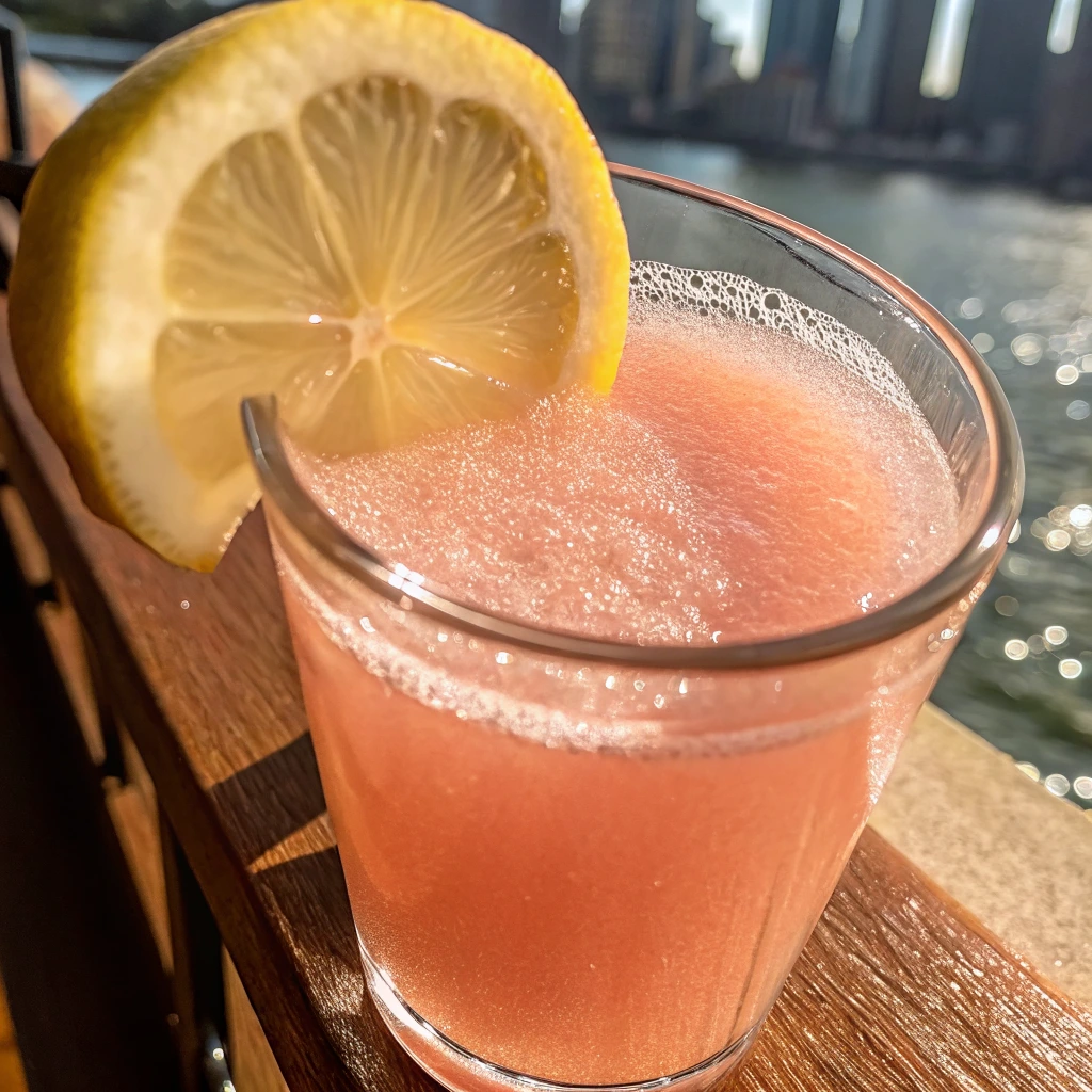 4 Ingredient Mounjaro Recipe – Step-by-step process showing lemon, ginger, and honey being mixed into a detox drink